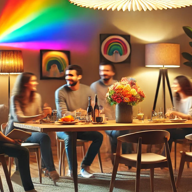 Dinner party scene